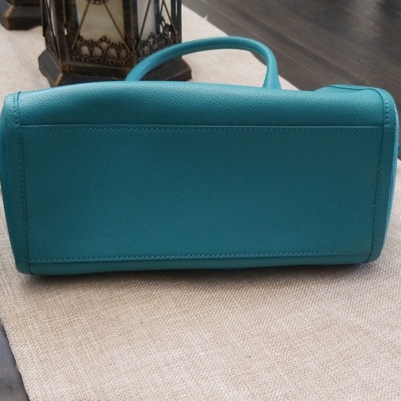 NWOT Coach Satchel "Miami Dolphins color Teal" - Picture 4 of 4
